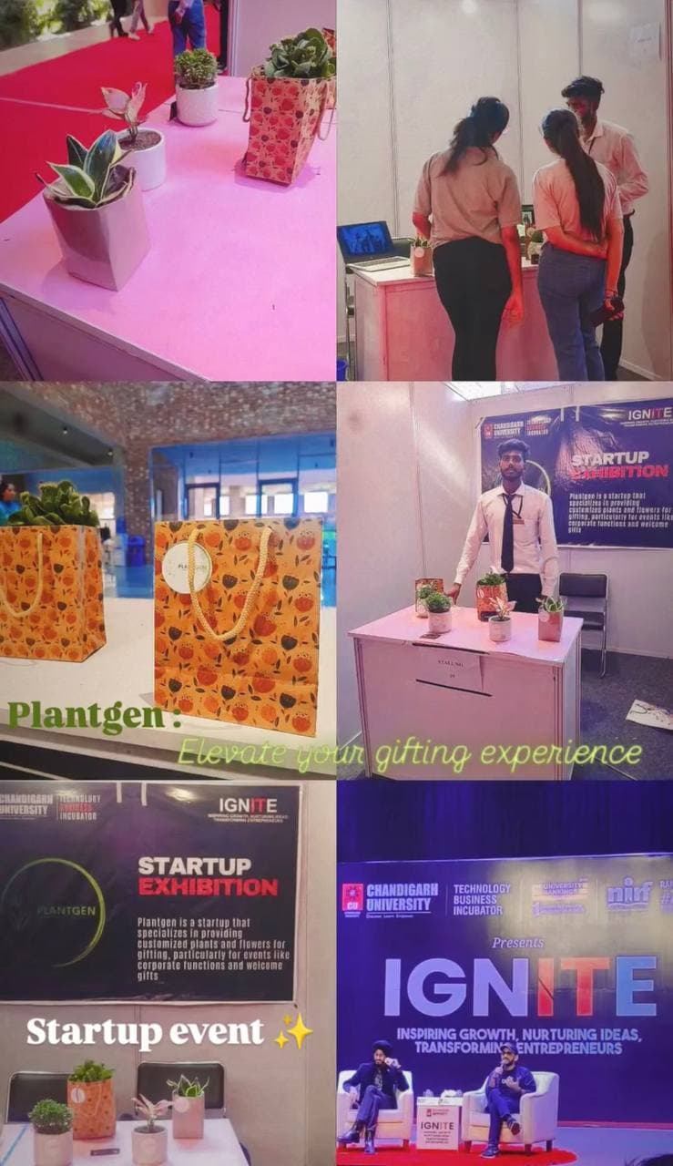 Happy recipient of Plantgen plant gift in Tricity